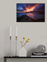 lights and colors in Portman Poster och Canvastavla