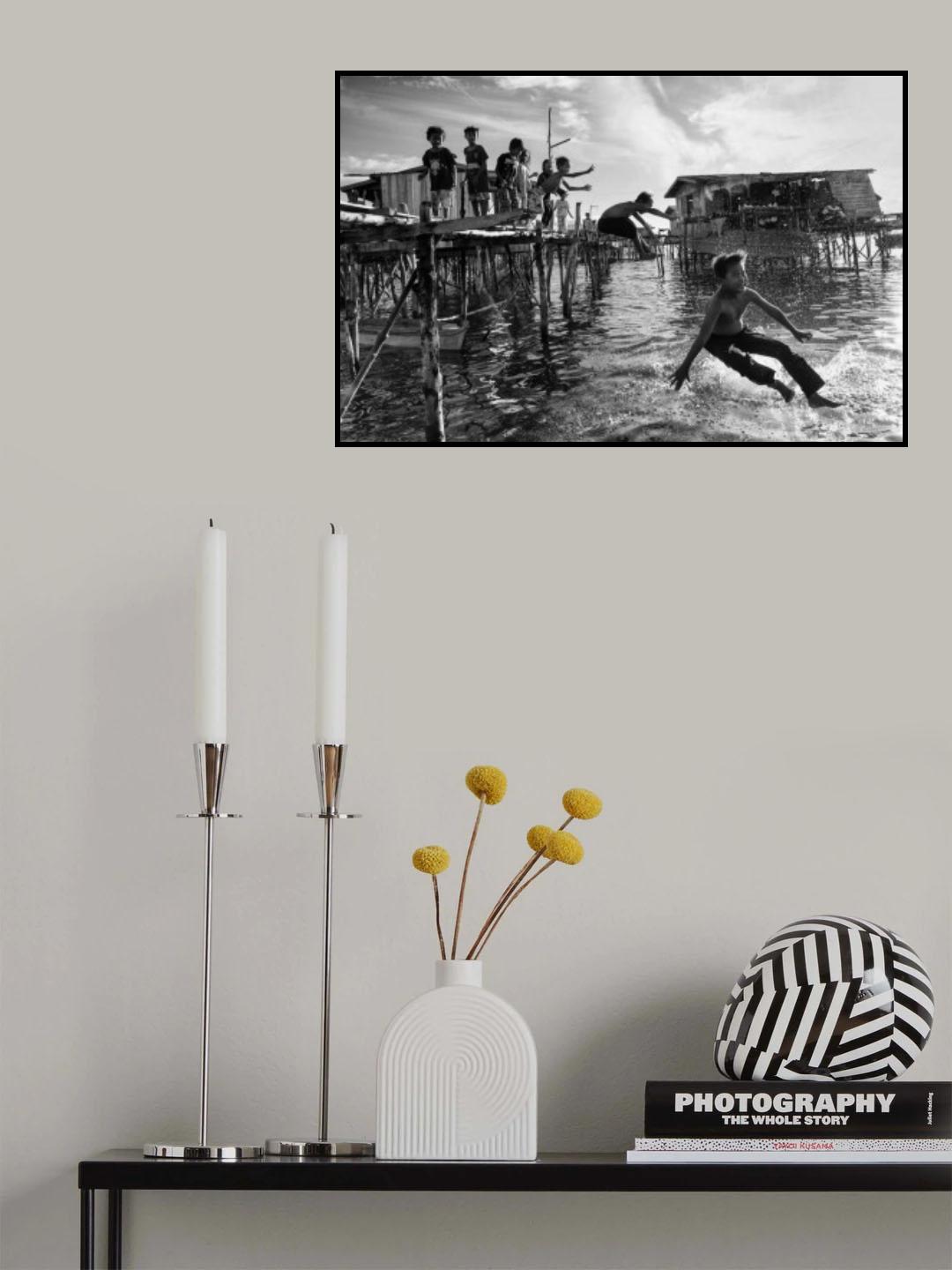 Lifestyles of the sea gipsy kids Poster och Canvastavla
