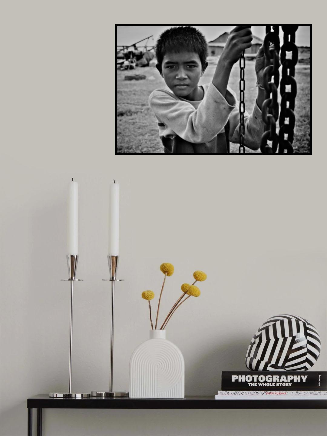 Boy Poster och Canvastavla