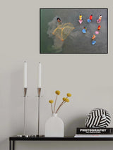 Fishing on Matla river Poster och Canvastavla