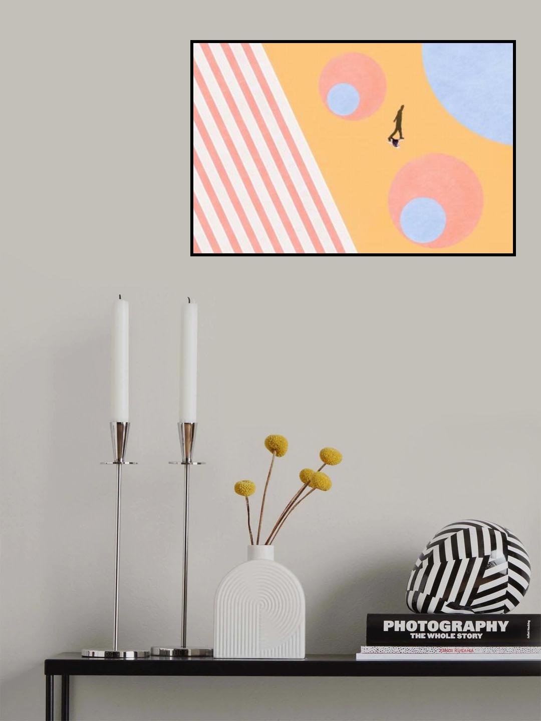 Walking through the colours Poster och Canvastavla