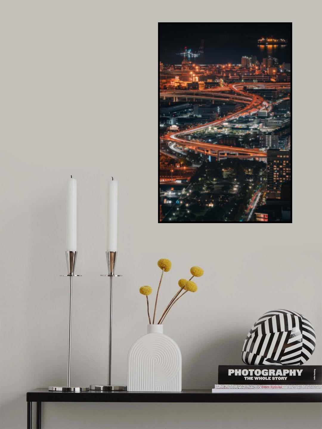 Winding Road Poster och Canvastavla