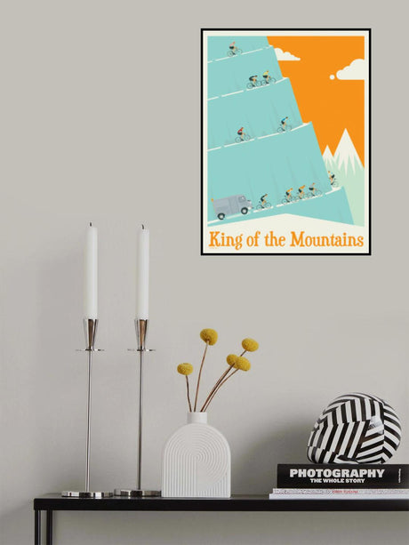 King of the Mountains Tour De France Stage Poster och Canvastavla