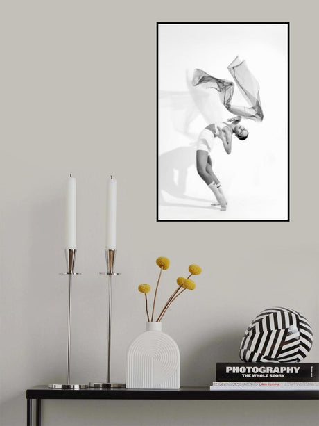 Black on white Poster och Canvastavla