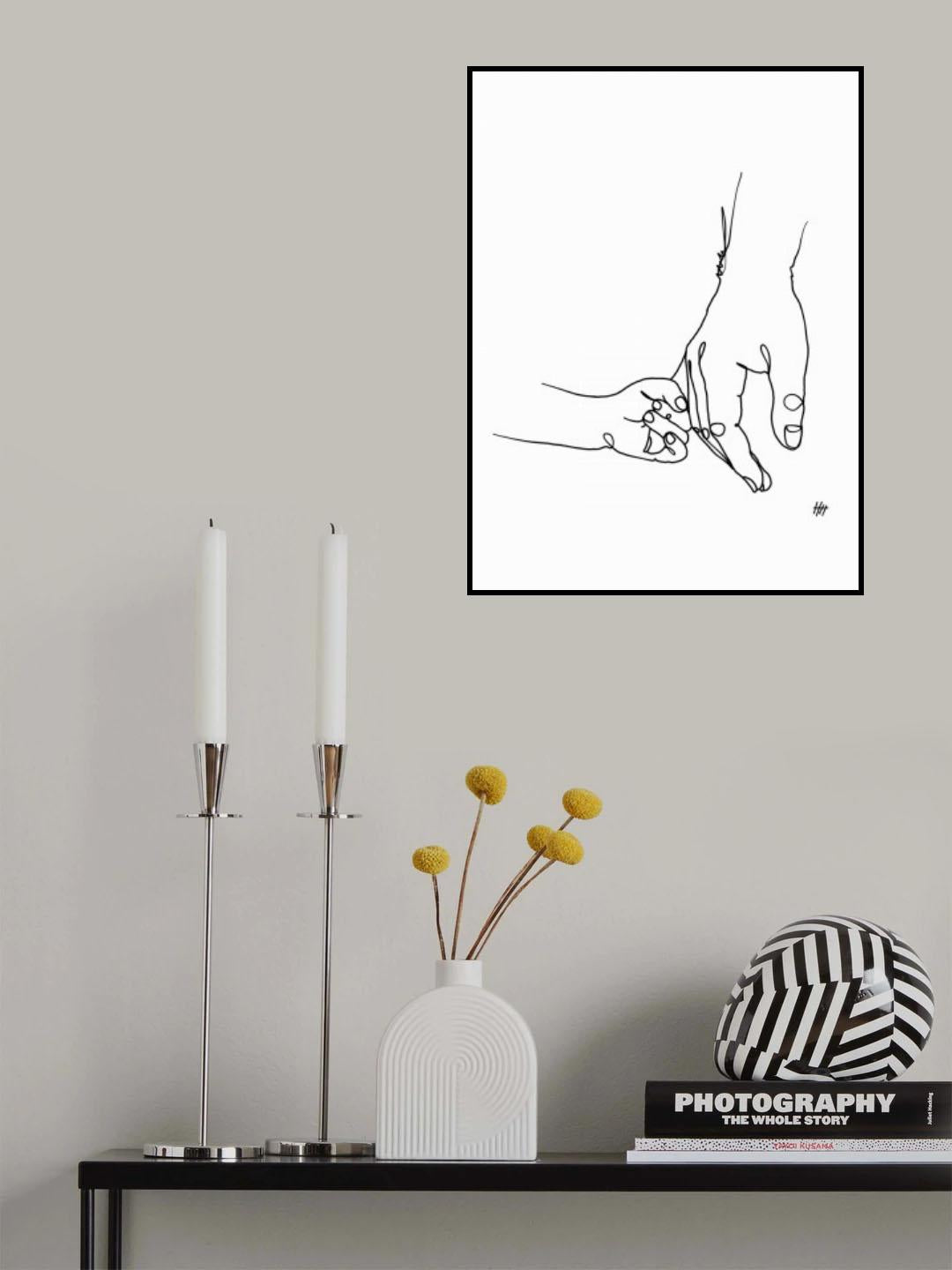 Father and Daughter Poster och Canvastavla