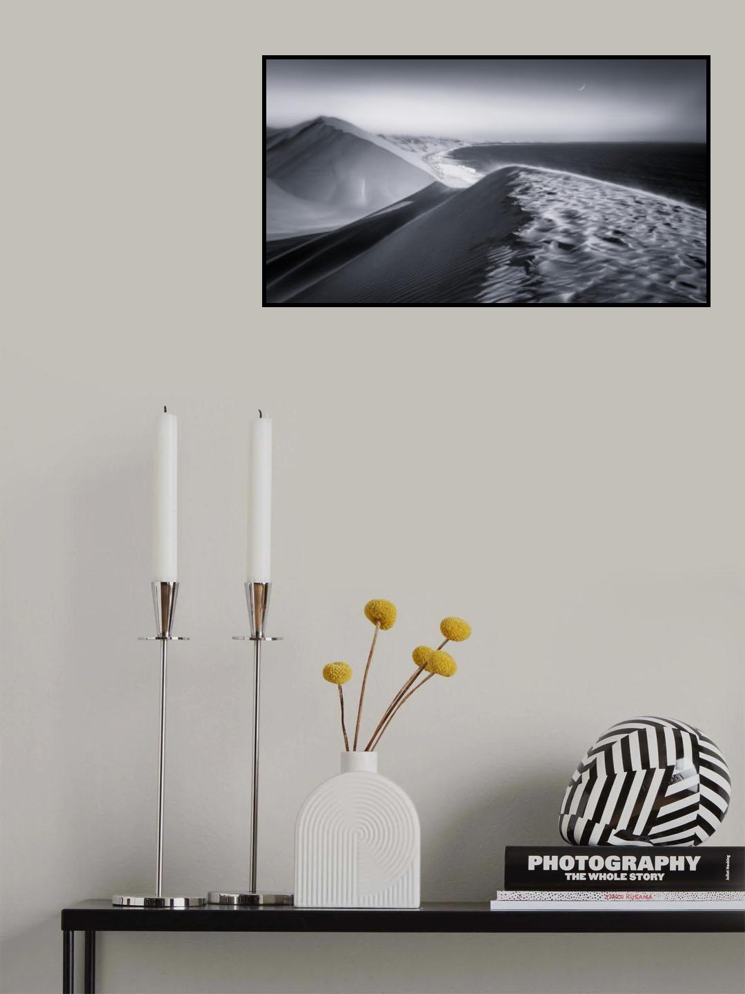 Coastal sand dunes Poster och Canvastavla