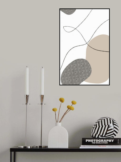 Abstract Bubbles Poster och Canvastavla