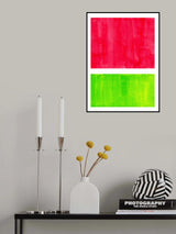 Colourfield 50 Poster och Canvastavla