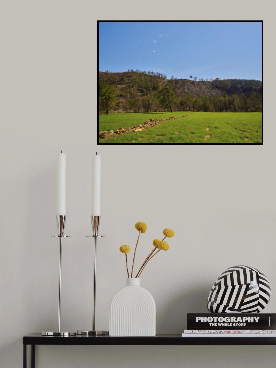 peaceful landscape in a rural place Poster och Canvastavla
