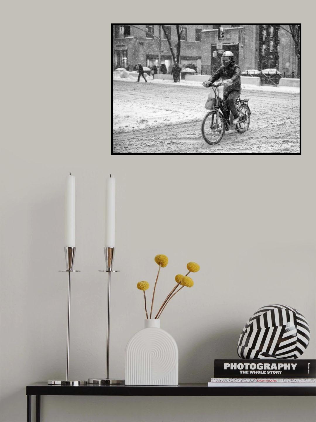 Cyclist Poster och Canvastavla