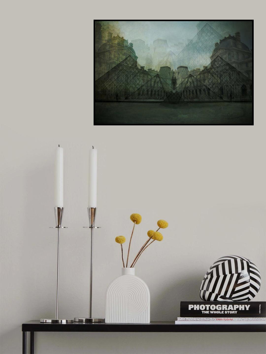 Crystal Pyramids Poster och Canvastavla