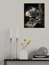 Traditional blacksmith Poster och Canvastavla