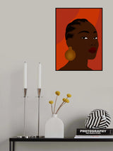 Cornrows Poster och Canvastavla