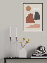 Landscape & Sun Poster och Canvastavla