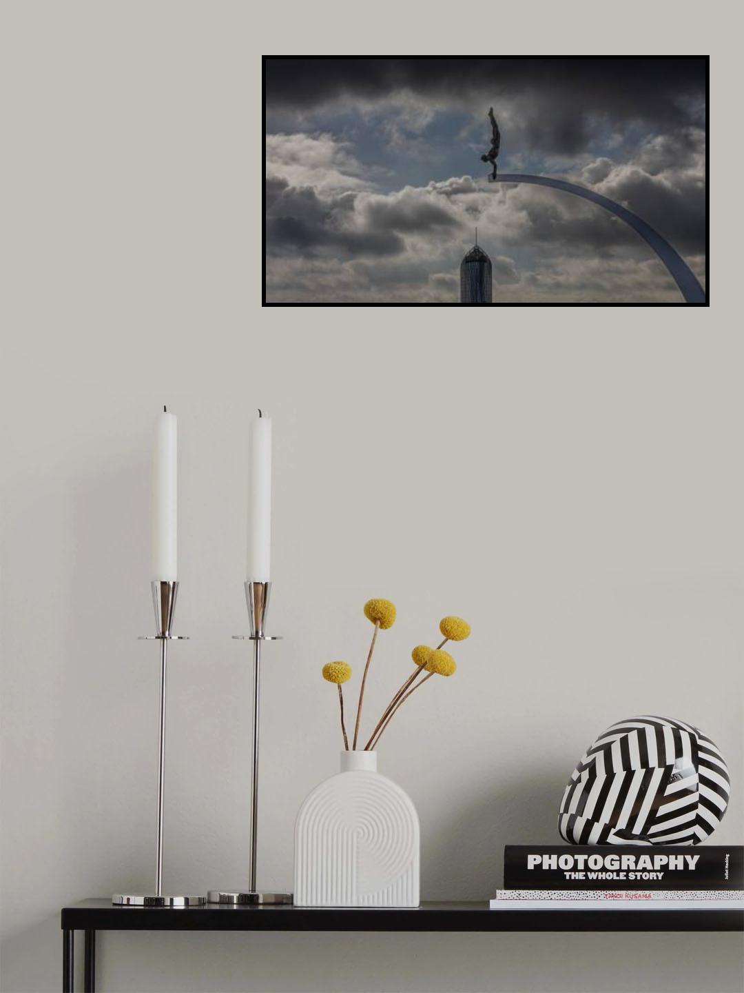 Le Plongeur et son arc Poster och Canvastavla