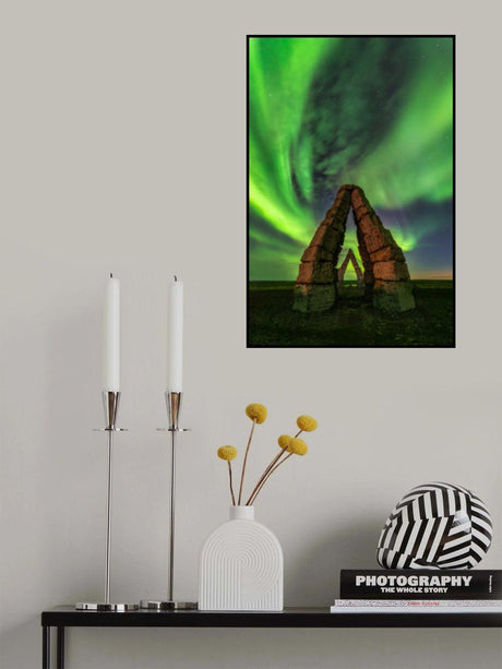 Arctic Henge Swirl Poster och Canvastavla
