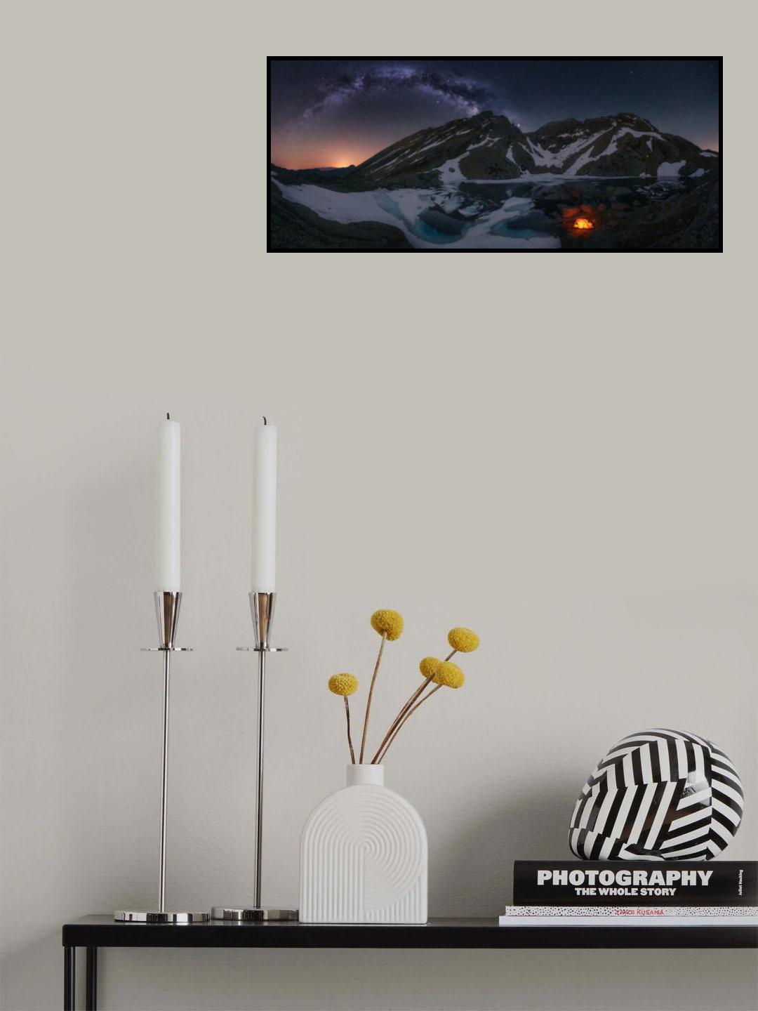 El arco y la montaña Poster och Canvastavla
