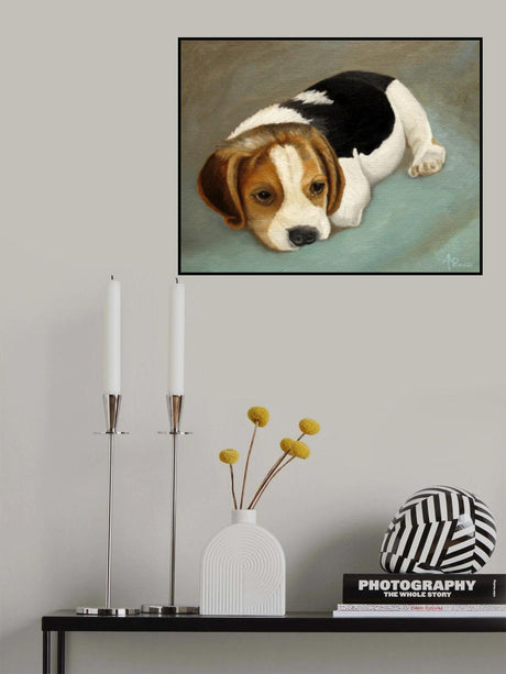 Cute Beagle Poster och Canvastavla