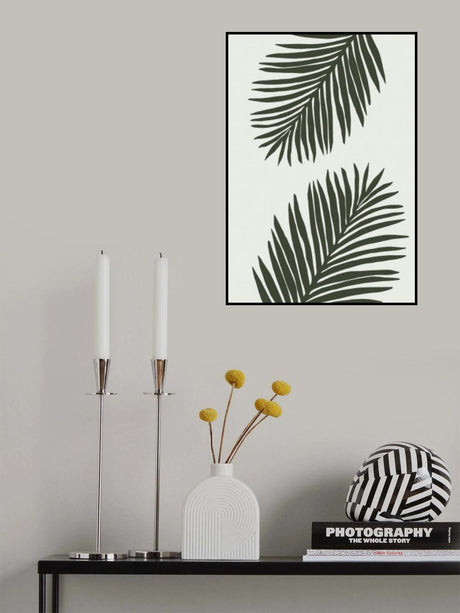 PALM LEAF 04 GREEN Poster och Canvastavla