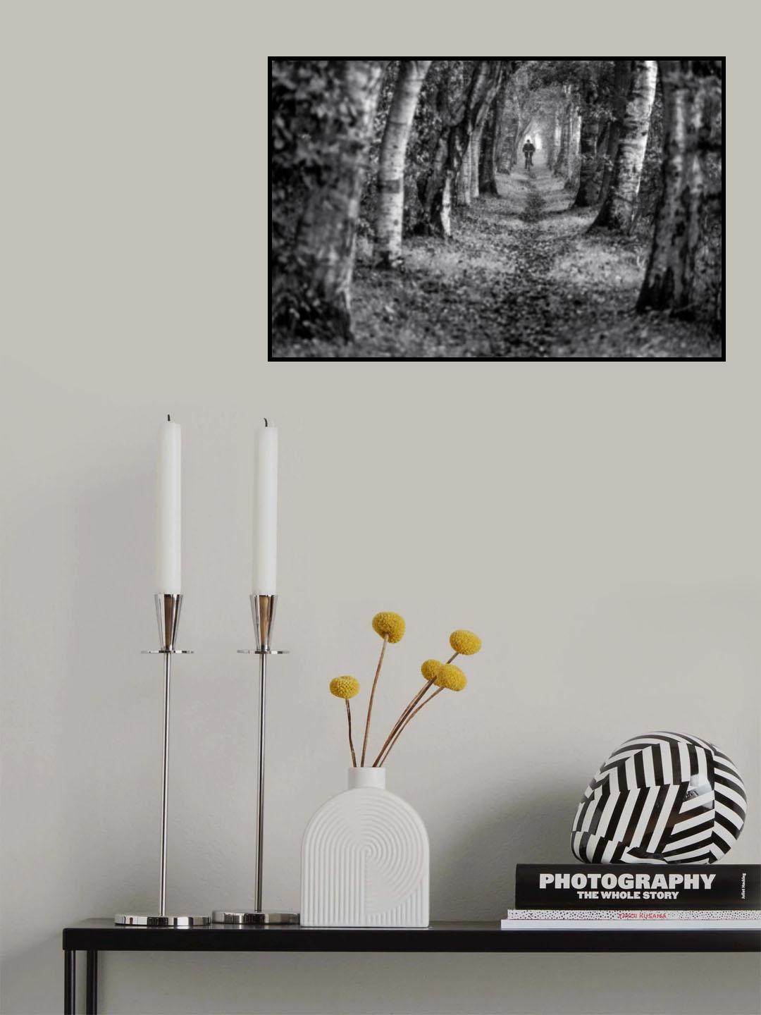 At the beginning of a tunnel Poster och Canvastavla