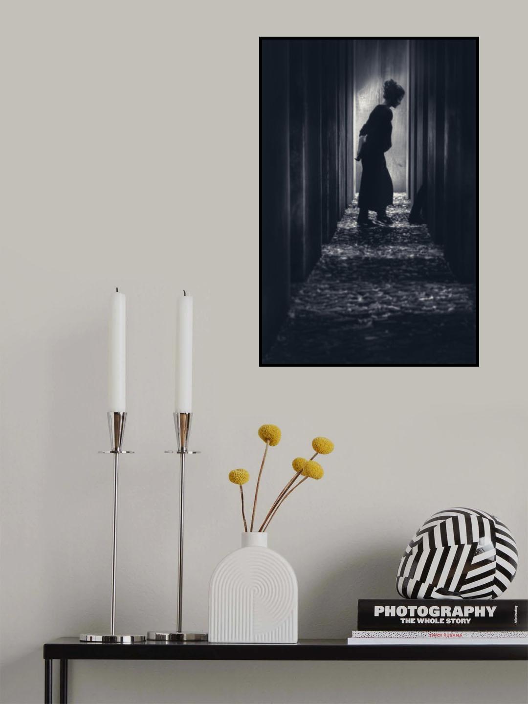 Between concrete trees (night) Poster och Canvastavla