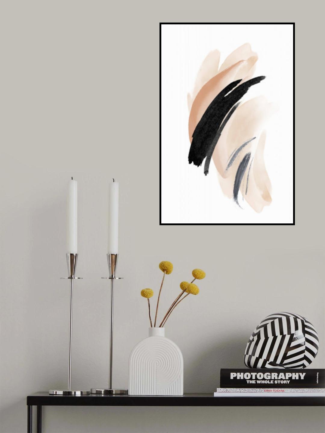 Simple Beige-2 Poster och Canvastavla