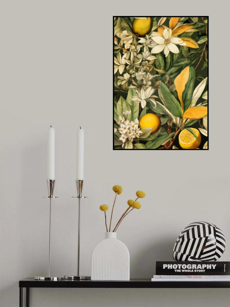 Flowers and fruits 1 Poster och Canvastavla