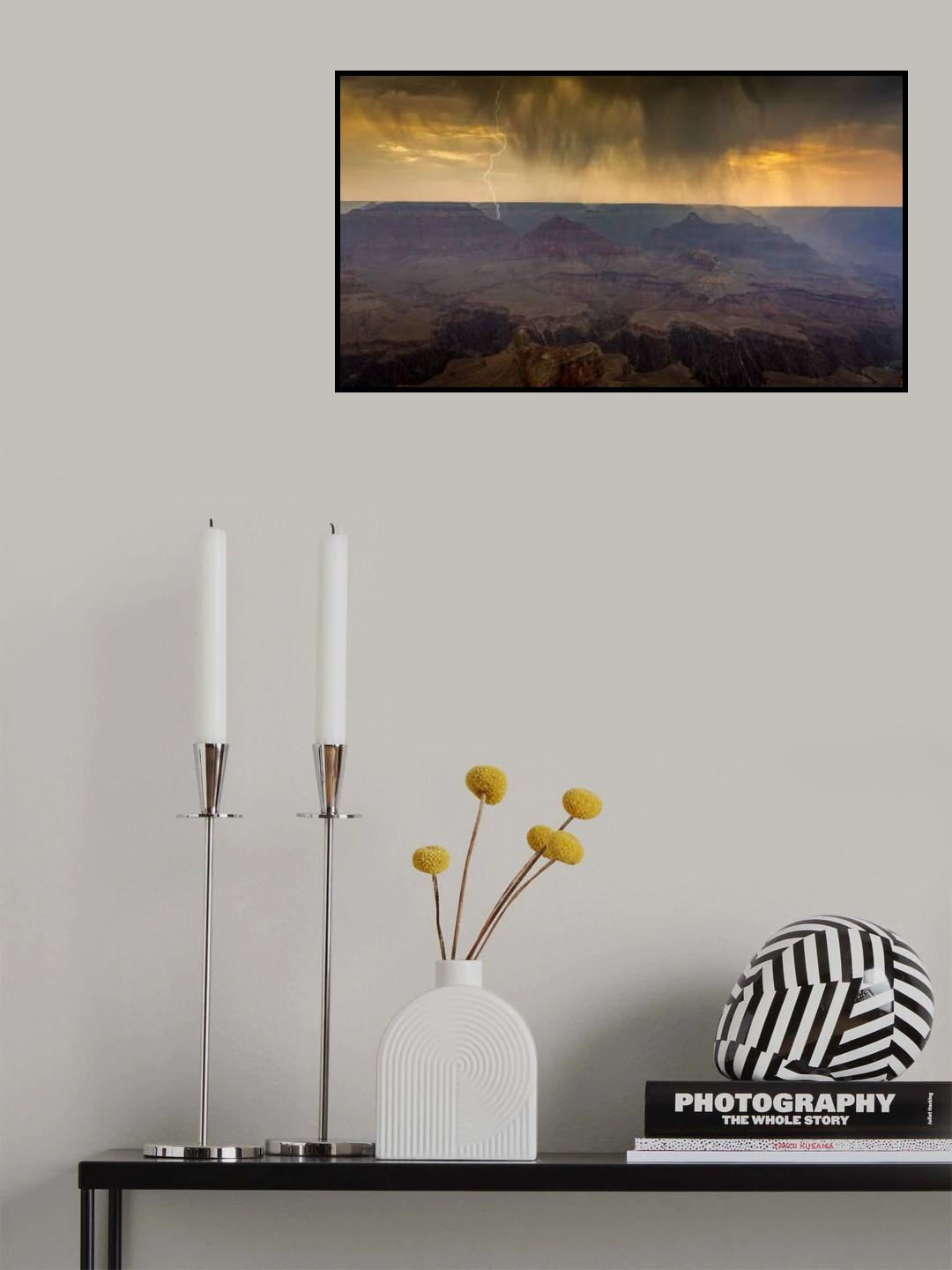 Grand Canyon Monsoon Poster och Canvastavla