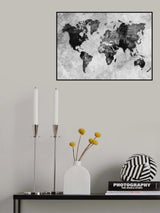 World map 12 Poster och Canvastavla