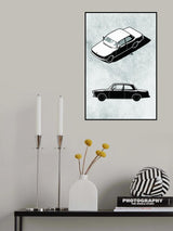 Minimal Car Series Ii Poster och Canvastavla