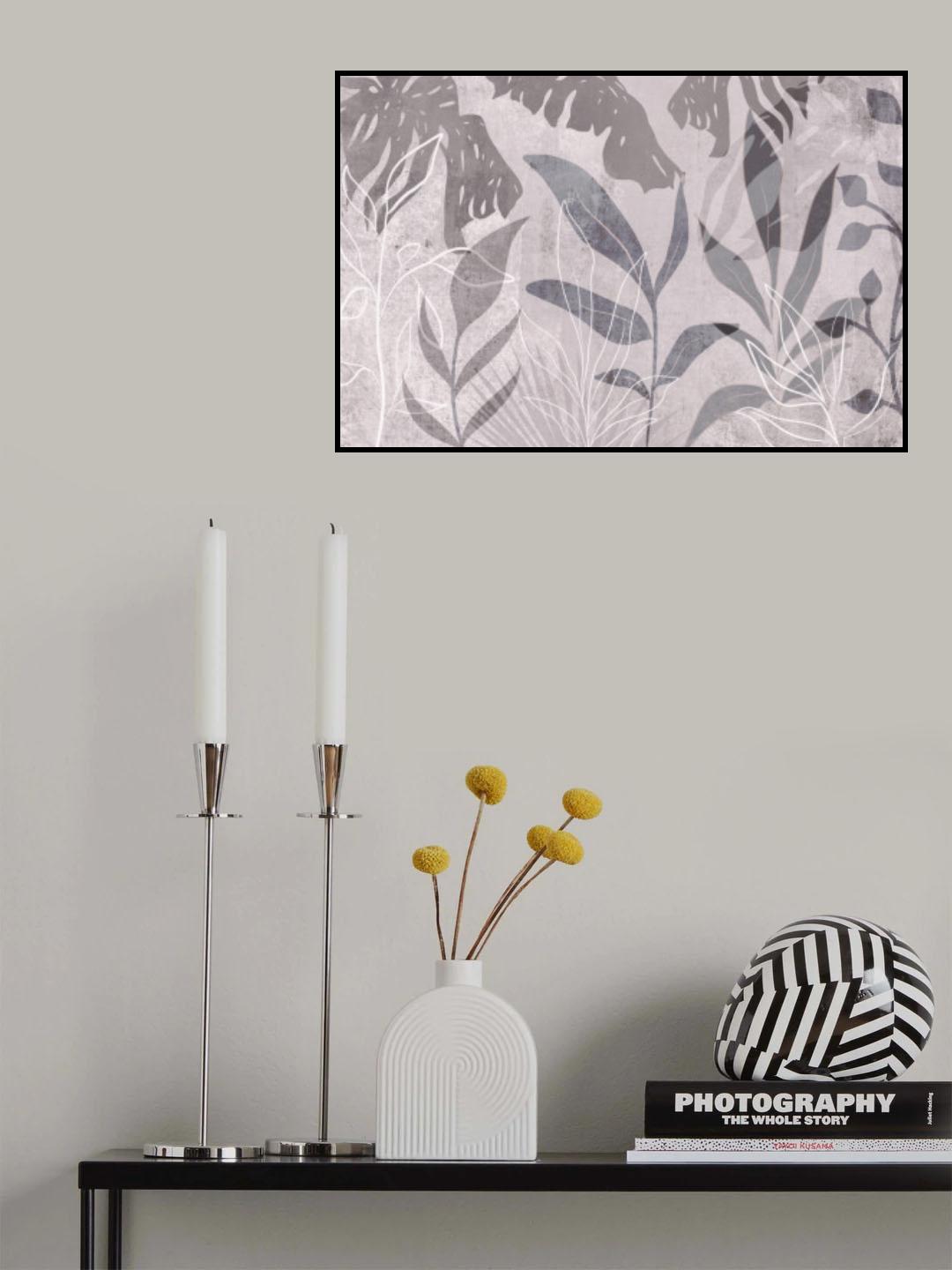 Modern Botanical No2 Poster och Canvastavla