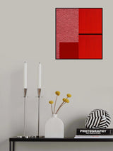 Red on red - Los Angeles California Poster och Canvastavla