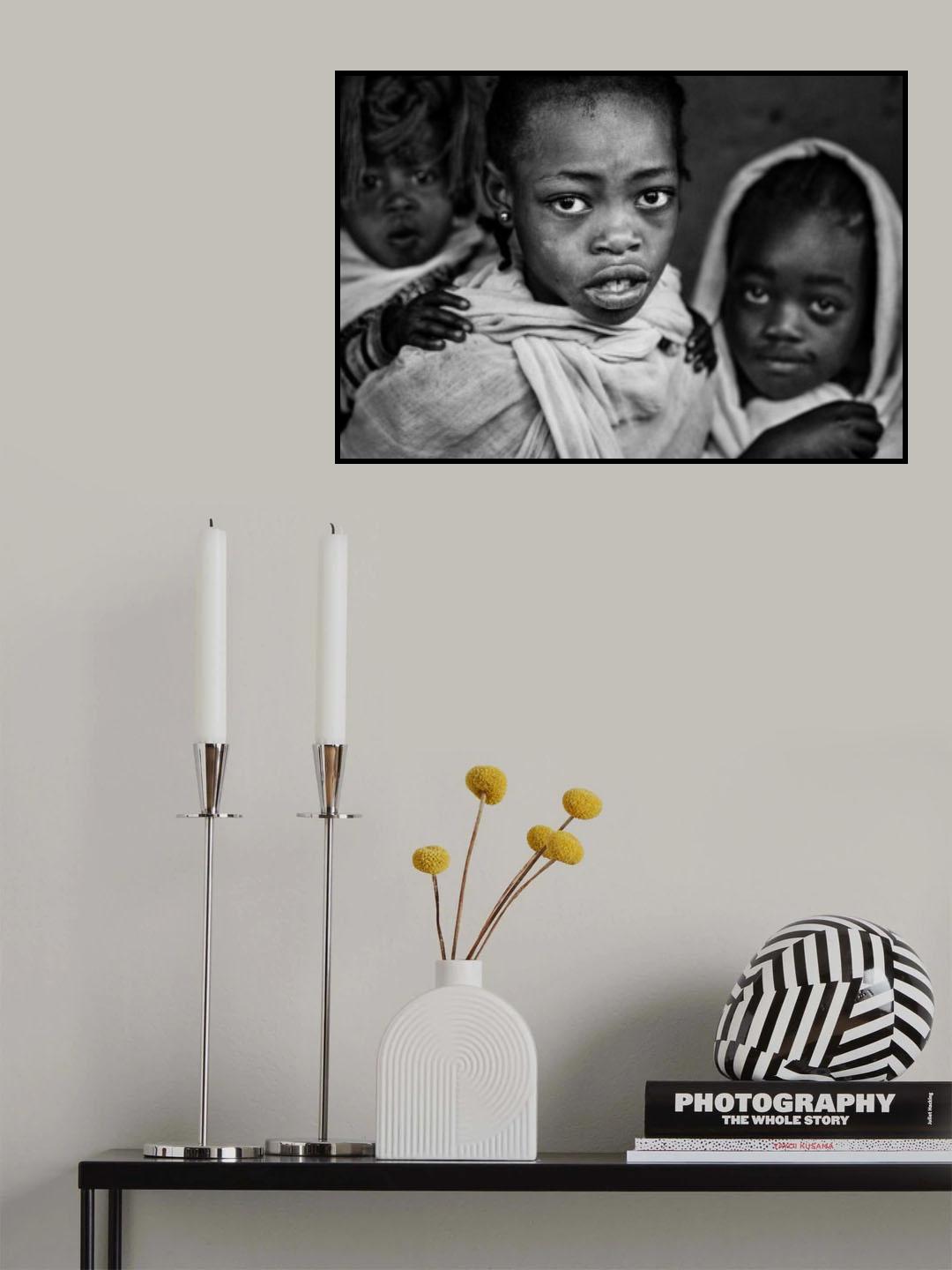 At a religious ceremony in Ethiopia. Poster och Canvastavla