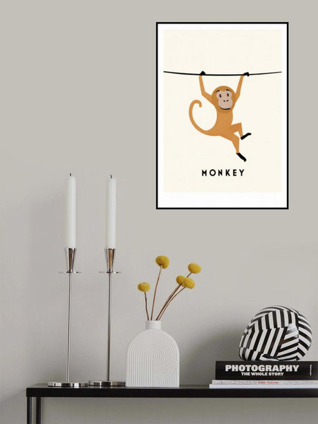 Monkey Poster och Canvastavla