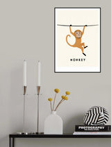 Monkey Poster och Canvastavla
