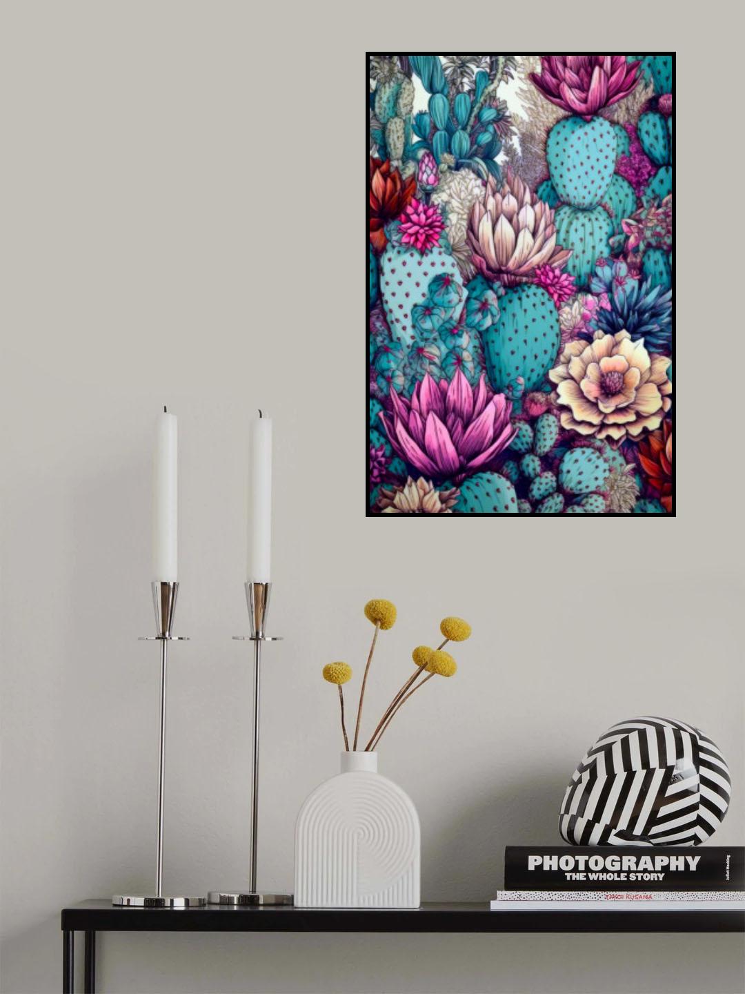 Succulents and cactus 11 Poster och Canvastavla