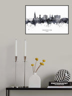 Fredericton Canada Skyline Poster och Canvastavla