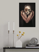 Sun Flower Girl Poster och Canvastavla