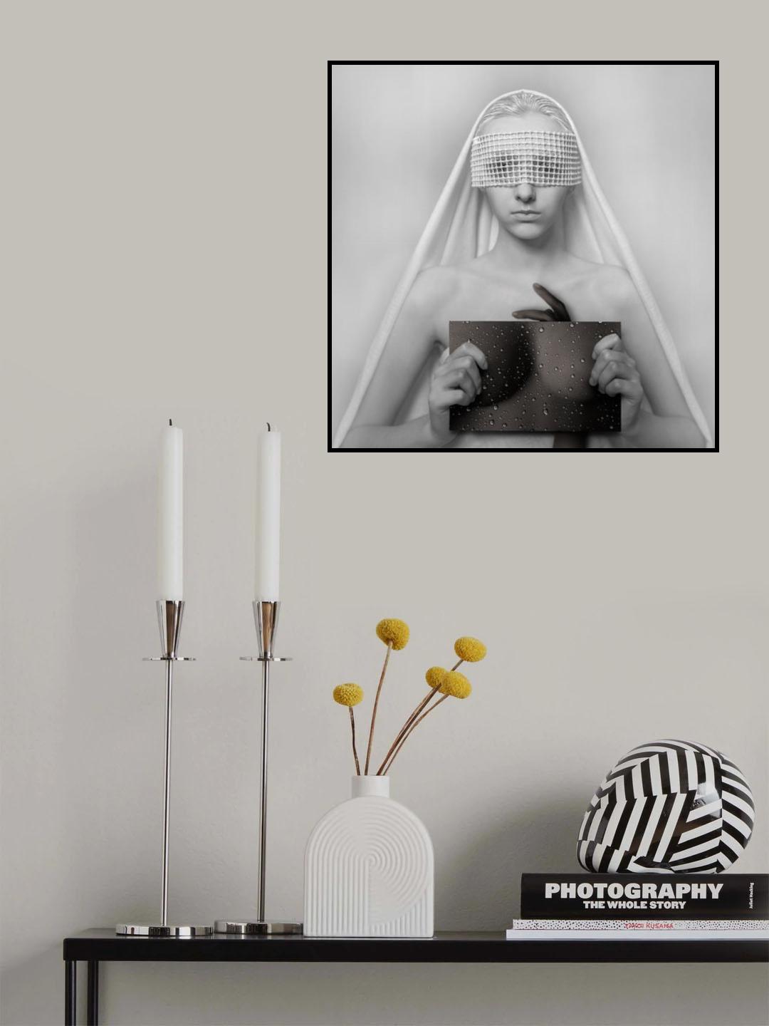 Virgin Mary Is Black Poster och Canvastavla
