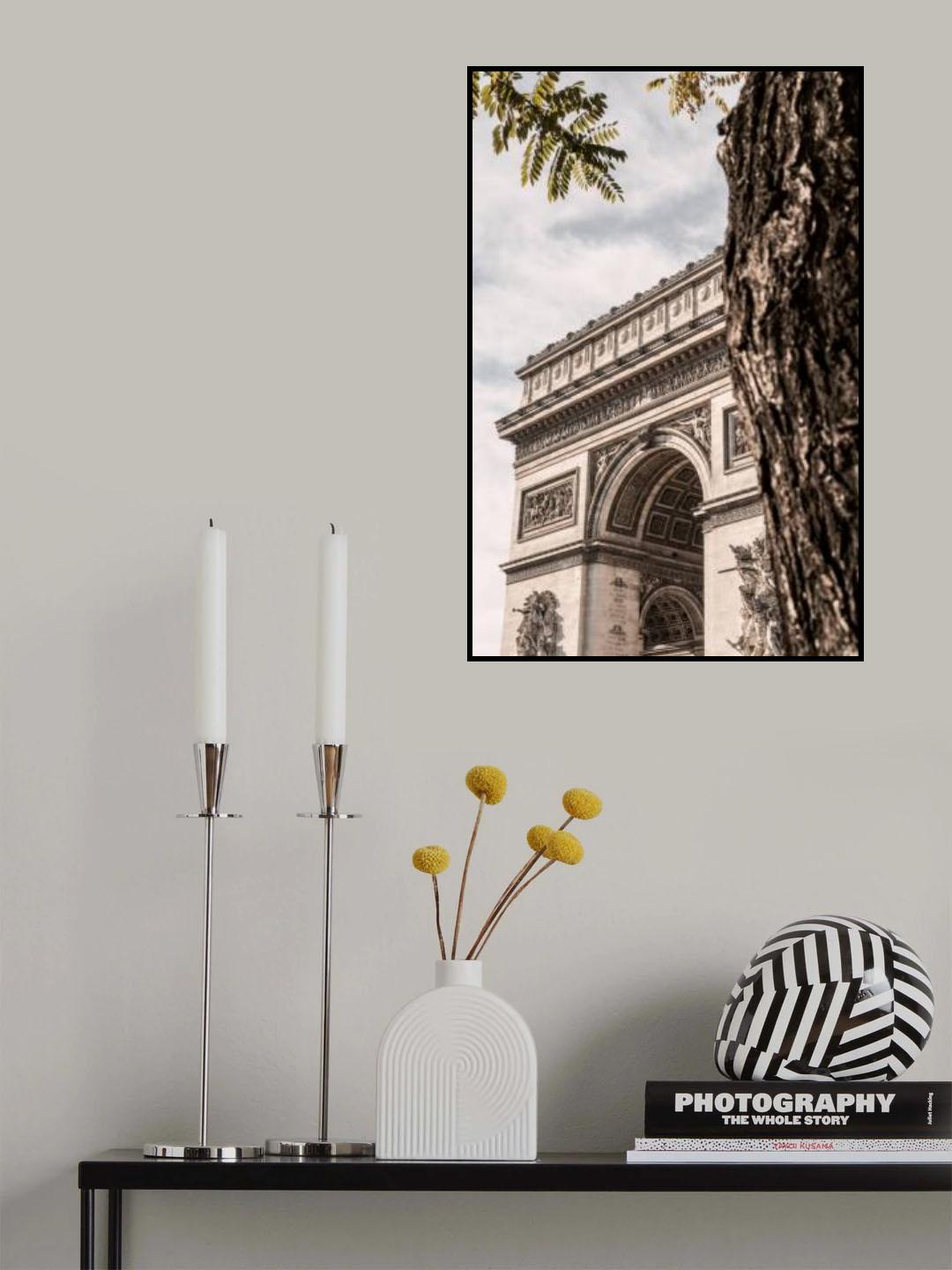 Arc de Triomphe Paris Poster och Canvastavla