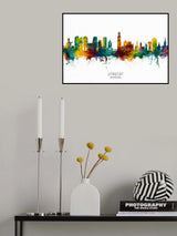 Utrecht The Netherlands Skyline Poster och Canvastavla