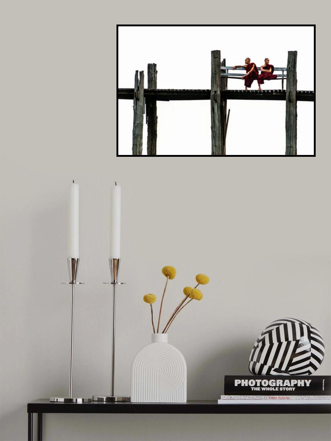 'Bilateral' Monks Poster och Canvastavla