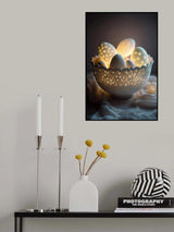 Glowing Eggs Poster och Canvastavla