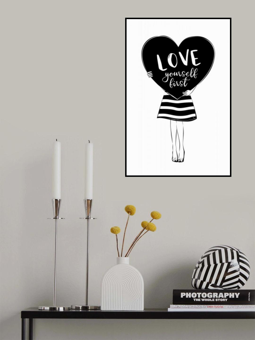 Love Yourself Poster och Canvastavla