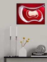 Red &amp; White Poster och Canvastavla
