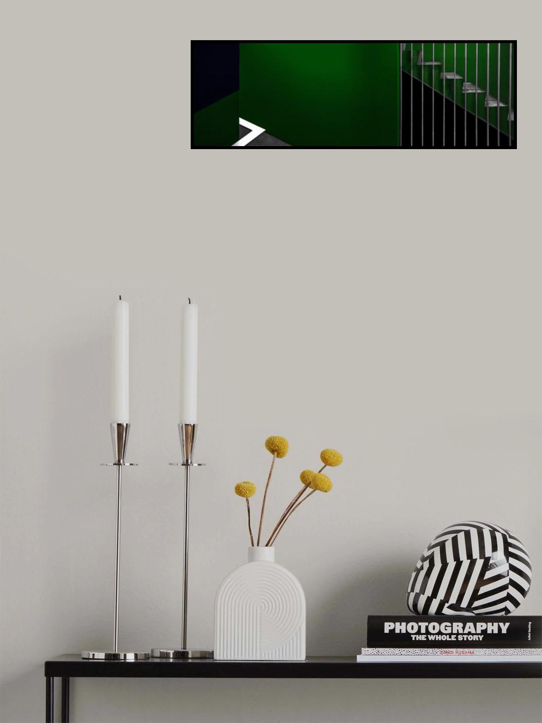 down and upstairs Poster och Canvastavla