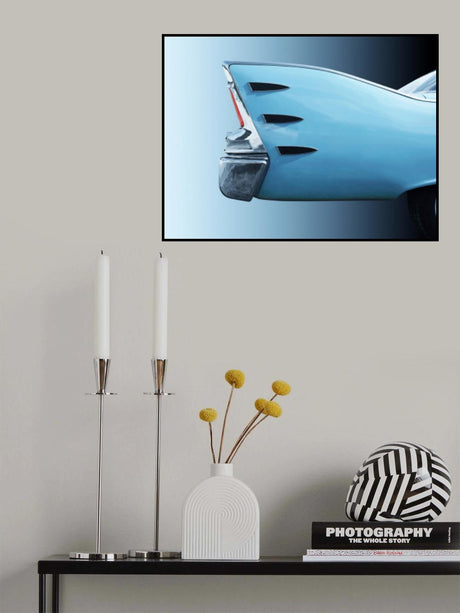 American classic car Belvedere 1960 Tail fin Poster och Canvastavla