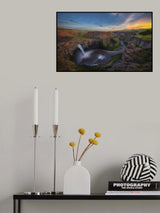 Sunset at Palouse Falls Poster och Canvastavla