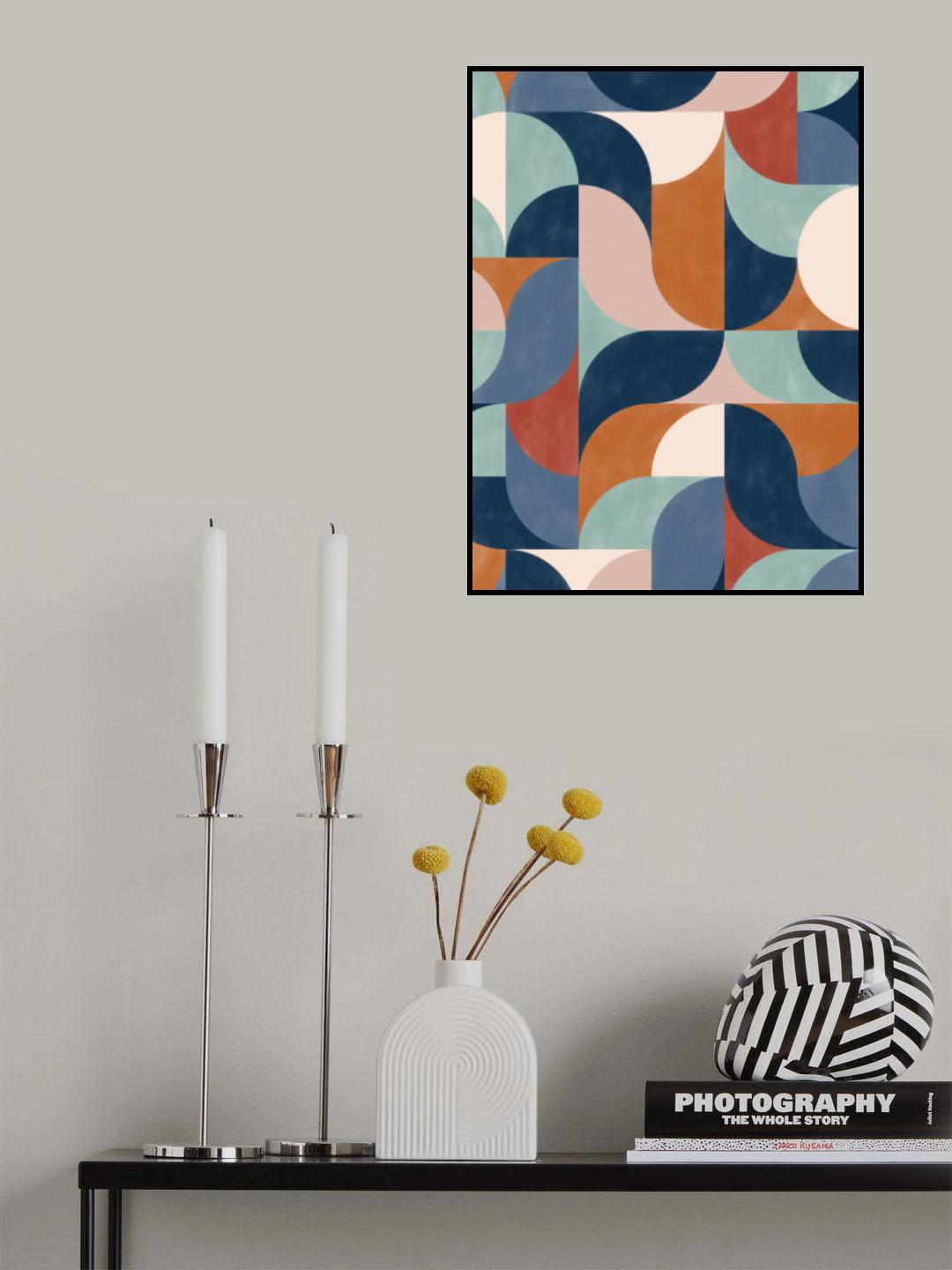 3x4 Aspectratiobluerust38 Poster och Canvastavla