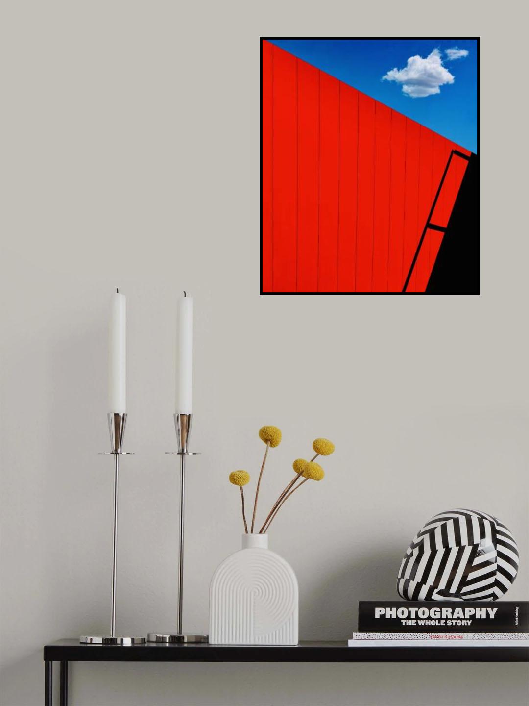 Abstract - Rishon LeZion Industrial park Poster och Canvastavla